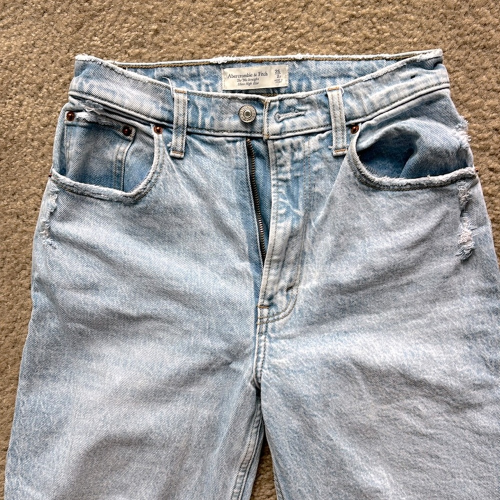 Abercrombie Curve Love 90s Straight